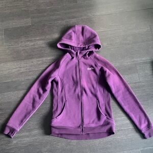 Diadora Kids Hoodie in Deep Purple